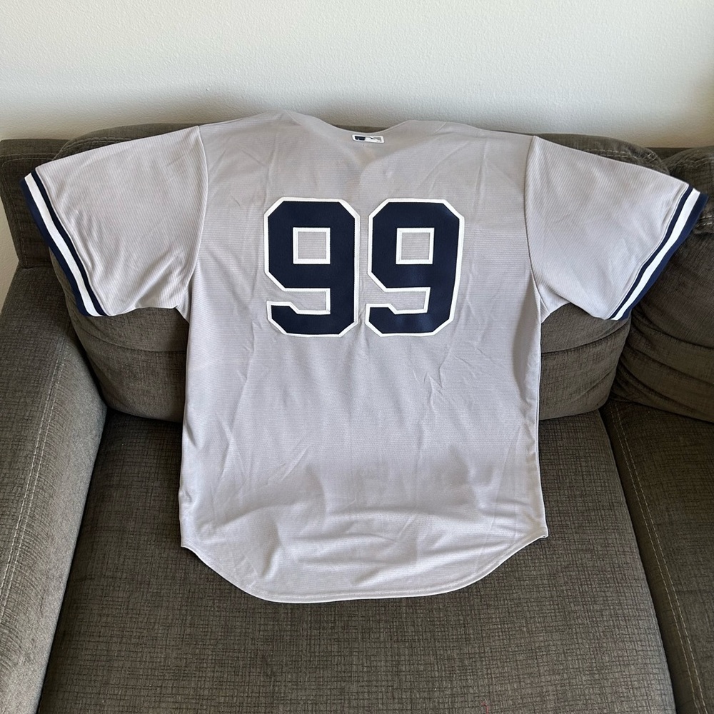 Nike Authentic New York Yankees Aaron Judge #99 Gray MLB Jersey Men’s Sz: Large - Picture 1 of 7